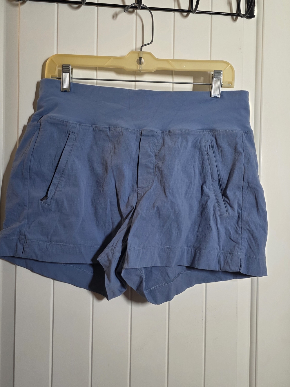 Athleta Periwinkle Athletic Shorts with High Waist
